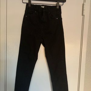 Black top shop skinny jeans